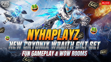 FUN GAMEPLAY | PUBG MOBILE LIVE | CUSTOM ROOMS | NYHAPLAYZ #pubgmobile #pubgm #customroom #uc #cash