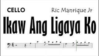 Ikaw Ang Ligaya Ko Cello Sheet Music Backing Track Play Along Partitura