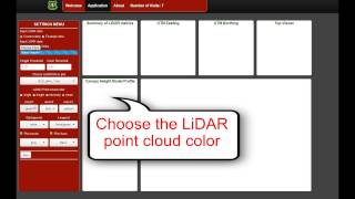 Web LiDAR forest inventory LASmetrics application screenshot 3