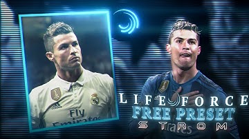 Ronaldo 🐐 - "Life Force" Edit | Alight Motion Free Preset !!