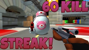 60 Kill Streak with Buck Crackshot | Shell Shockers