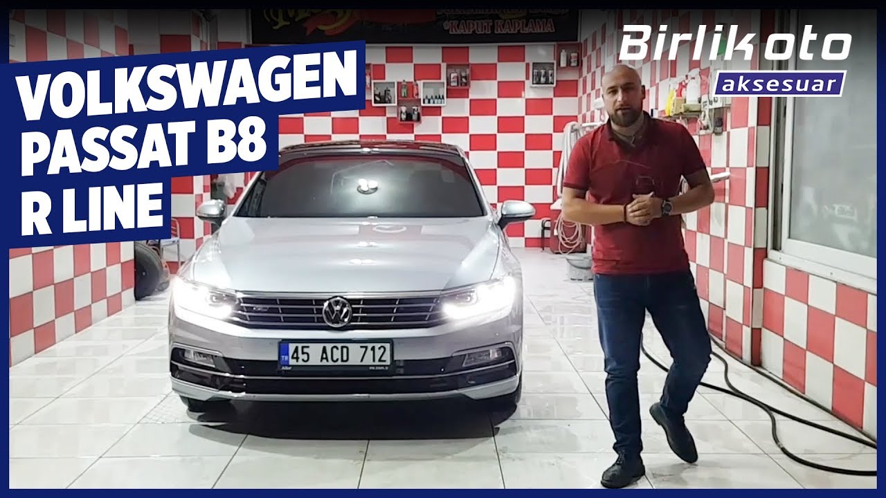 Volkswagen Passat B8 R Line // Seramik Kaplama, Llumar Cam Filmi, Pasta Cila, 4D Havuzlu Paspas