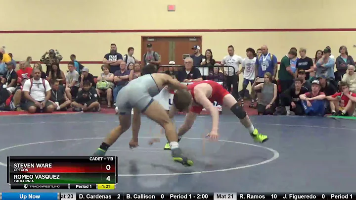 Cadet 113 Steven Ware Oregon Vs Romeo Vasquez Cali...
