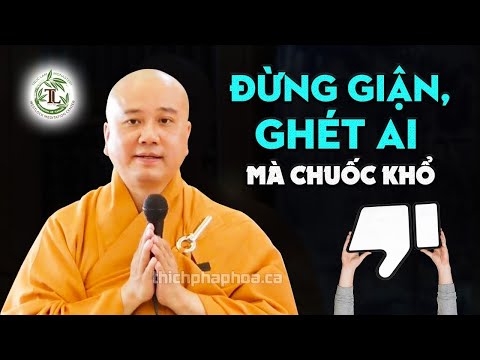 Oán ghét ai Đau Khổ sẽ trả ngược lại mình - Thầy Thích Pháp Hòa