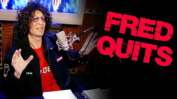 Fred Quits The Howard Stern Show