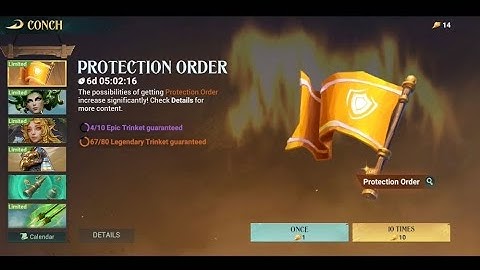 Upgrading Protection Order in Semaphore Station- Sea of Conquest - SOC 