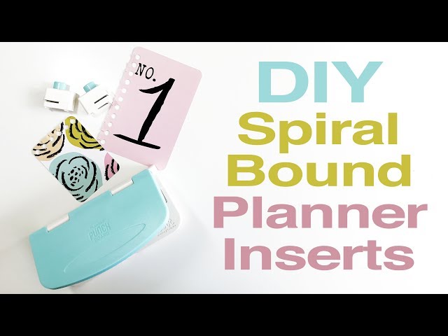 How To Add Pages To A Spiral Bound Planner * sparkle living blog
