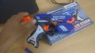 Napster Blaze Storm Soft Bullet Gun. 5+ Age group screenshot 1