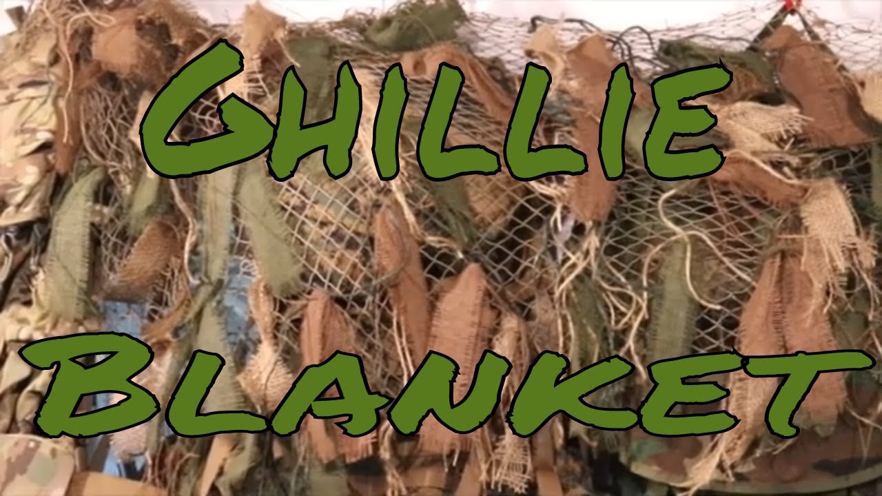 How To Make A Ghillie Blanket