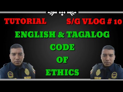 English alog Code Of Ethics Youtube