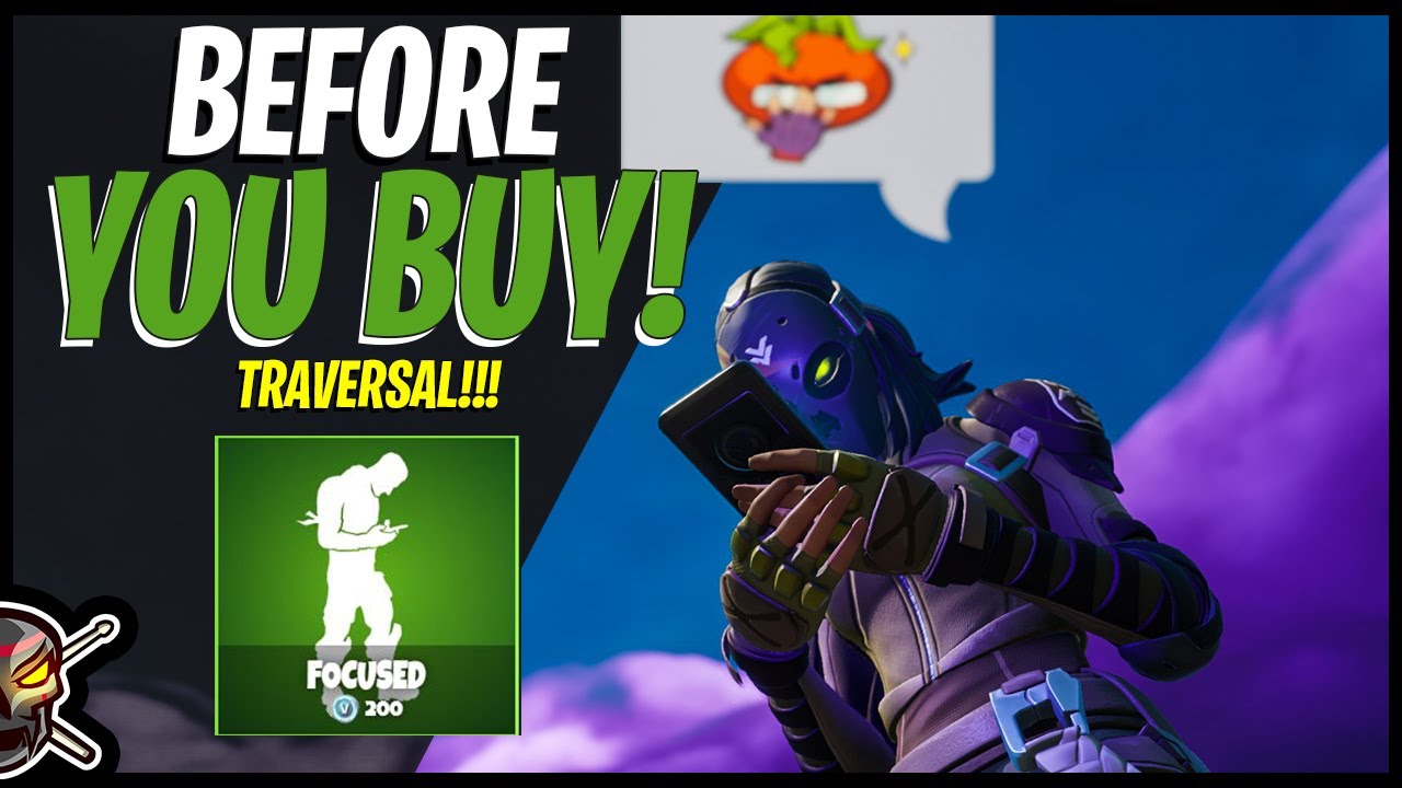 New FOCUSED Traversal Emote in Fortnite | Gameplay (Fortnite Battle Royale)