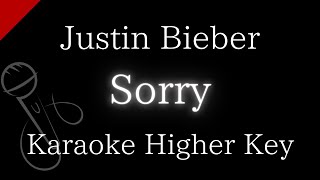 karaoke Instrumentalsorry  Justin Bieberhigher Key