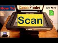 How to scan a document in canon printer 