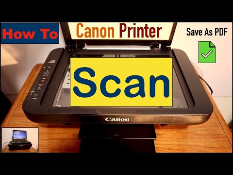 Video: Hoe scan ik met Canon Pixma mg2460?