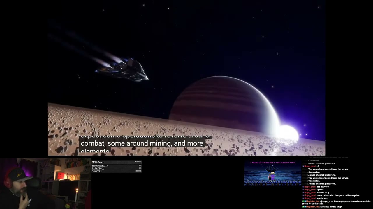 Elite Dangerous LIVE reaction Nuova nave annunciata (Caspian), nuova base (50k arx) e nuova feature!