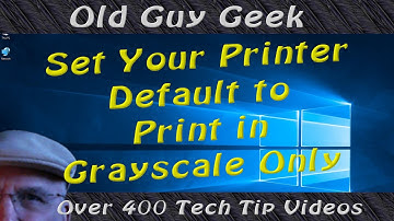 Set Your Printer Default to Print in Grayscale Only - Windows 10 Tip