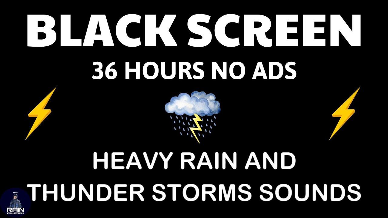 Tonton 🔴 Heavy Rain and Thunder Sounds for Sleeping - Black Screen | Powerful Night Storm, Live di YouTube Tonton 🔴 Heavy Rain and Thunder Sounds for Sleeping - Black Screen | Powerful Night Storm, Live di YouTube