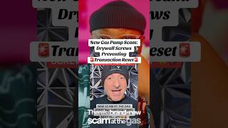 New Gas Pump Scam: Drywall Screws Preventing Transaction Reset. #trump #democrat #charliekirk