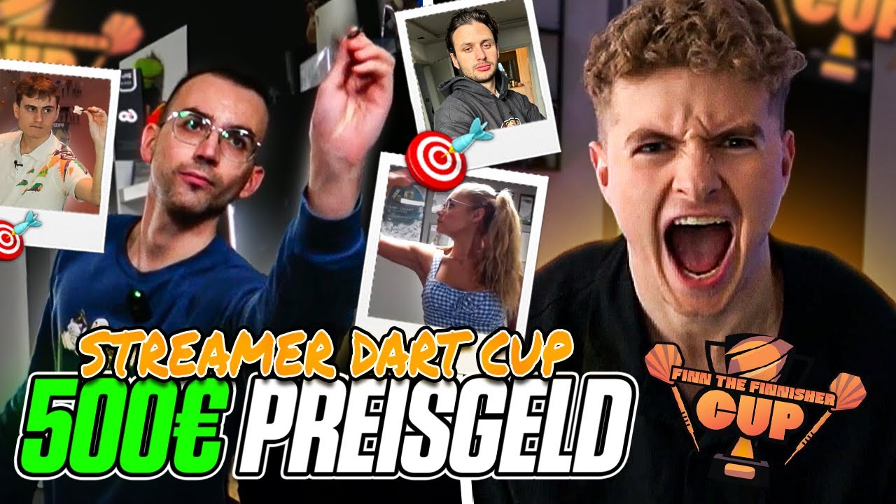 500€ STREAMER DART CUP HIGHLIGHTS! 😱🎯 WER SCHNAPPT SICH DEN TITEL? 🏆🔥