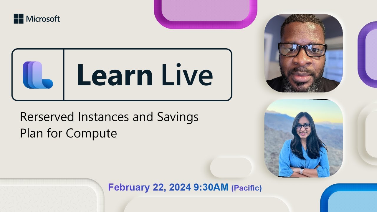Learn Live: Reserved Instances and Savings Plan for Compute