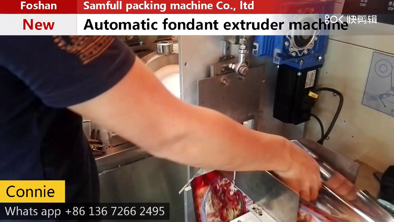 Automatic fondant extruder / High speed flour play dough extrusion