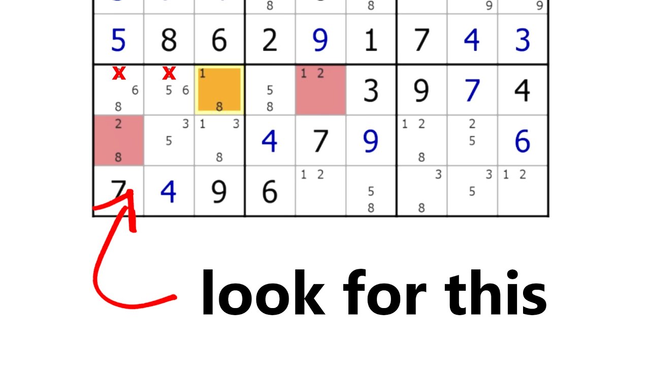 Научитесь решать головоломку Судоку XY Wing за 5 минут, чтобы справляться с более сложными задачами.