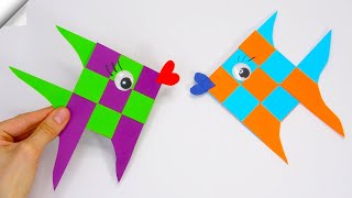 DIY Moving Paper FISH | Easy Paper Crafts | How to make paper fish