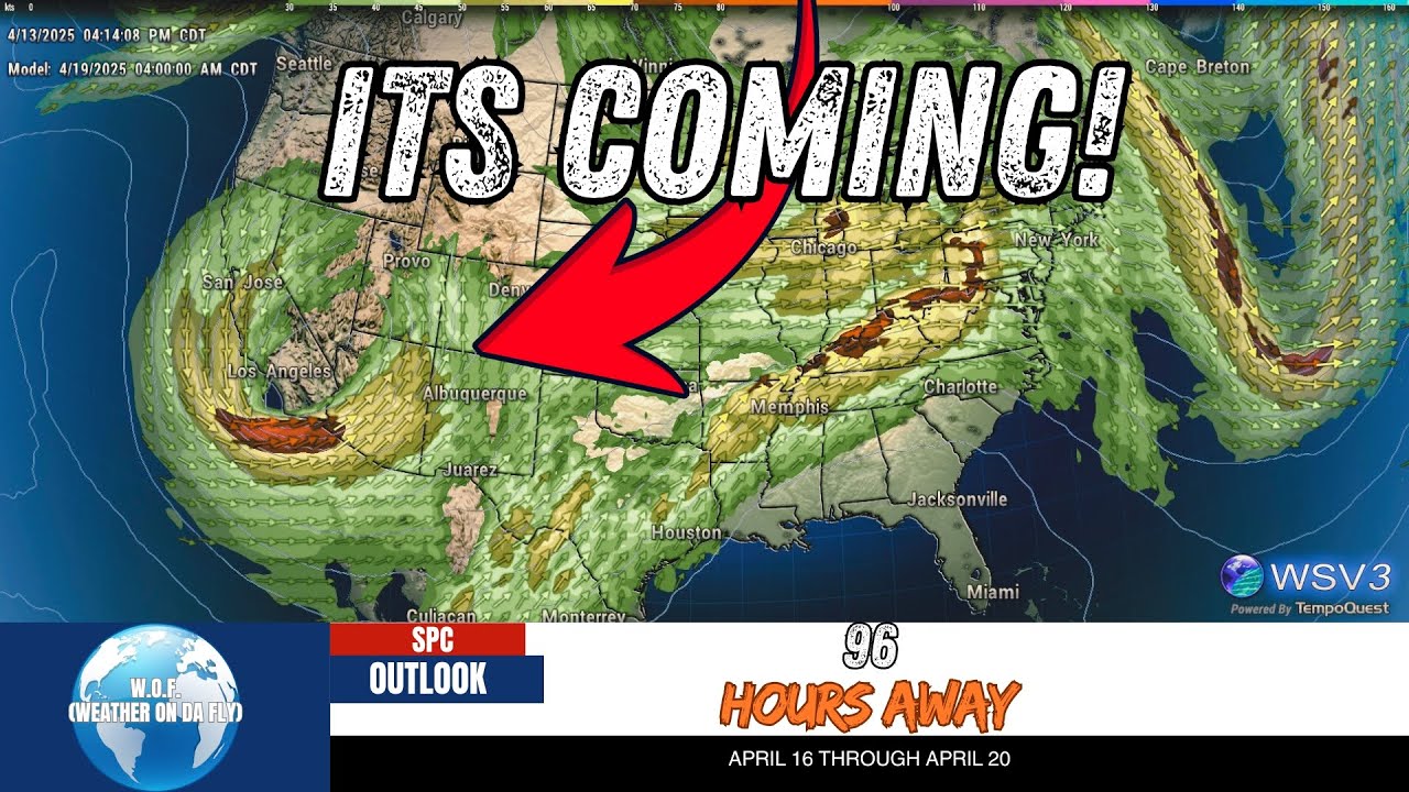 ⚠️ Active Severe Weather Pattern Ahead! April 13 - YouTube