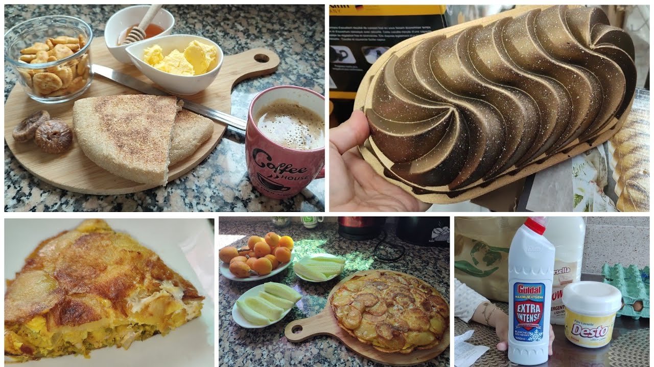 روتين صباحي مميز💕يمدك بالطاقة الإيجابية👍فطور الصباح☕ مشتريات😍غذاء صيفي في دقائق😋يحماقو عليه الوليدات