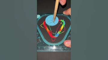 Hypnotic Spirograph Timelapse | Satisfying Mandala Art in 20 Seconds #Shorts #Spirograph #Timelapse