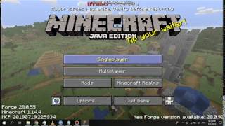 how to install forge in minecraft 1 14 4 cracked