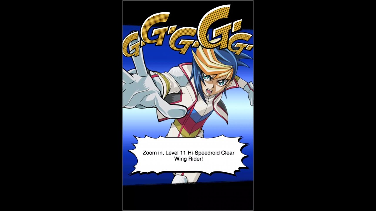 Yugioh Duel Links - Yugo x 1 turn Hi-Speedroid Clear Wing Rider - YouTube