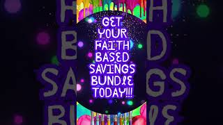 Paint Your Financial Future/ Faith Based Design / 10 Page Savings Bundle