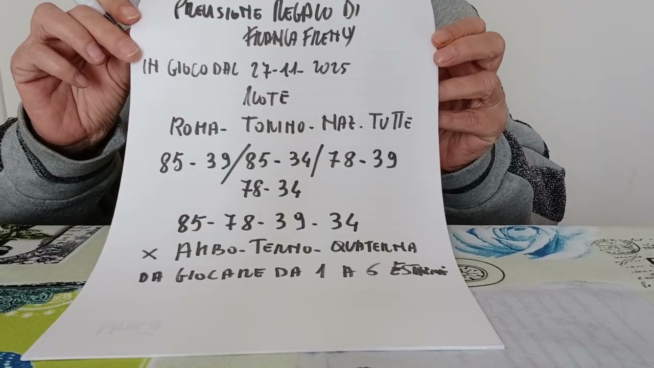 PREvISIONE LoTtO REGALO.+AGGIORNAmENTO.COmPLETO