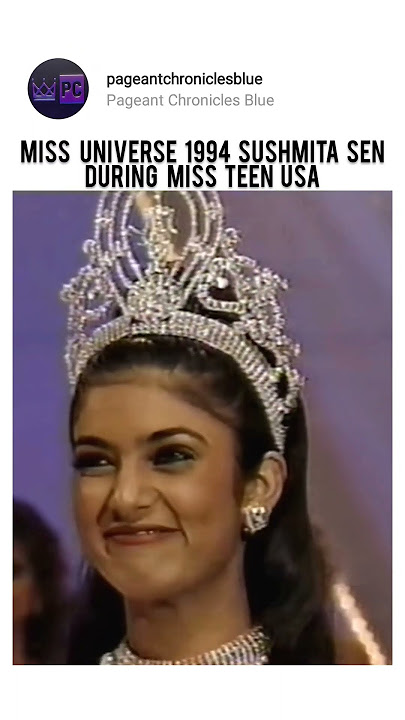 Miss Universe 1994 Sushmita Sen during Miss USA #sushmitasen #bollywood #missuniverse