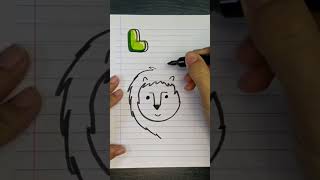 Alfabetização _ Desenhando com círculo _  letra L #animalfabeto #alfabicho