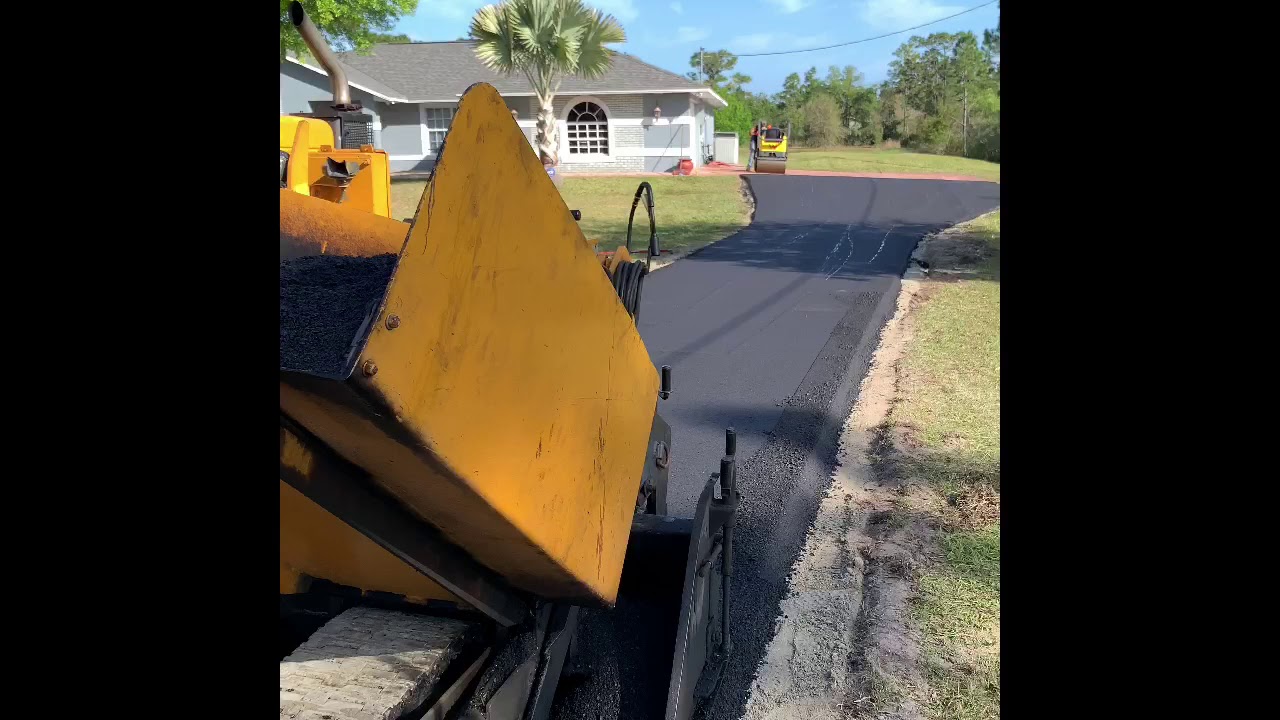 Gravel Driveway Turned Into Asphalt YouTube