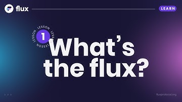 Flux learn — lesson 1