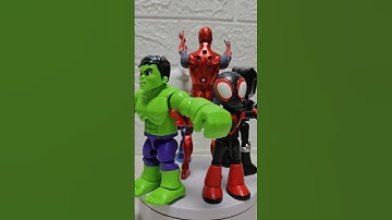 Marvel Spidey Amazing Friend Blokees, roterende video, goedkoop speelgoed #shorts #spidey