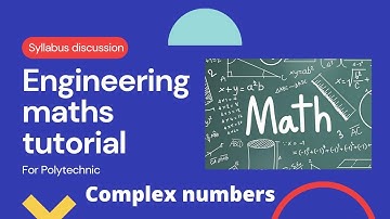 Engineering maths for polytechnic as per 2021 (rev) syllabus.Module-1, complex numbers.