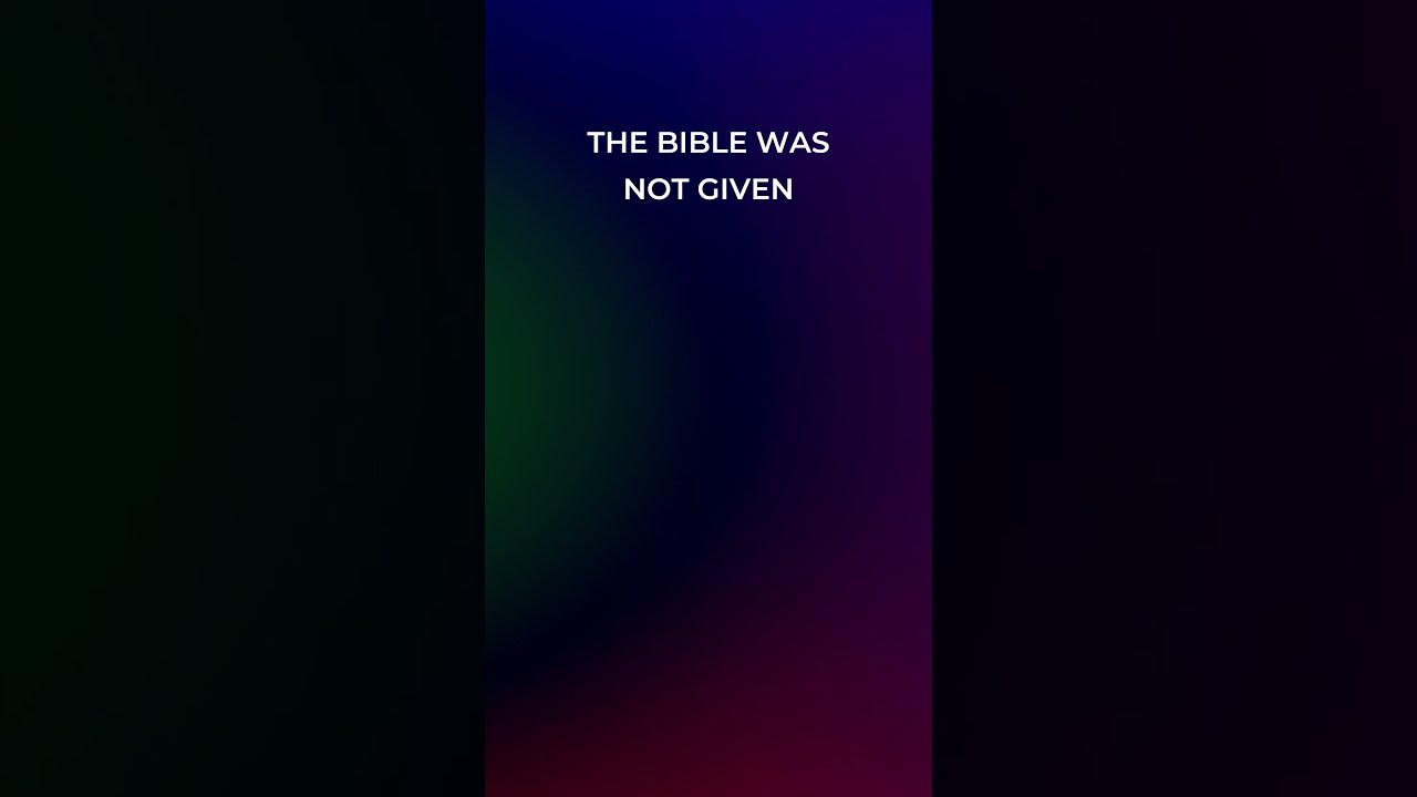 The Bible Was Given For This... | D L Moody 