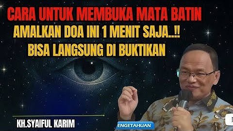 🔴Cara untuk membuka mata batin ,bisa langsung di buktikan 💥KH syaiful karim #tauhid #shorts 