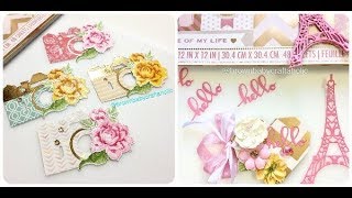 Vintage Camera Embellishments and Heart Mini Album