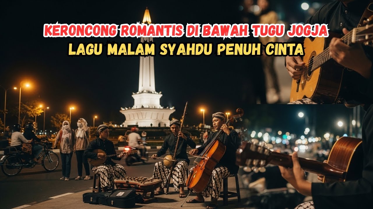 KERONCONG ROMANTIS DI BAWAH TUGU JOGJA – Lagu Malam Syahdu Penuh Cinta
