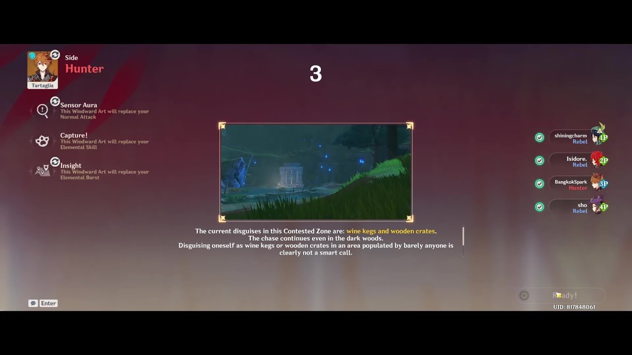 Genshin Impact Windtrace Hunter (with Sensor Aura & Insight) Triumphant in 2 Minutes in Wuwang Hill