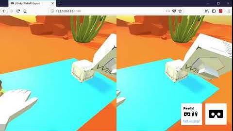Unity/WebVR Demo