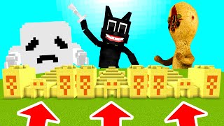 Minecraft PE : DO NOT CHOOSE THE WRONG TEMPLE! (Cartoon Cat, Bridge Worm & SCP-173) screenshot 4