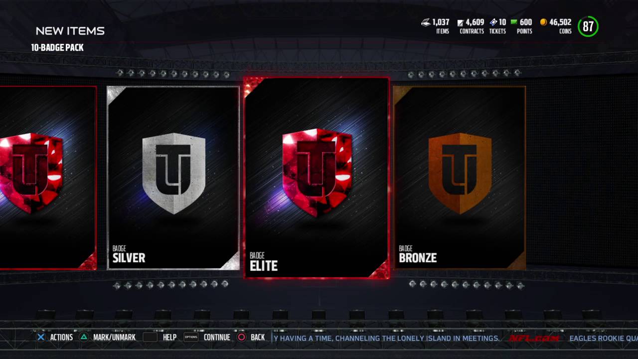 Madden 17 EPIC BADGE PACK