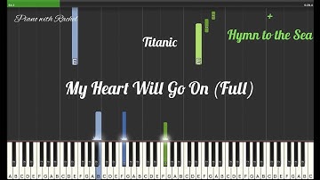 Titanic | My Heart Will Go On (Full) | Synthesia Piano Tutorial | By Piano with Rachel