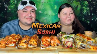 MEXICAN SUSHI MUKBANG • Thank You Alisha & Thanks To Those Who Voted For This